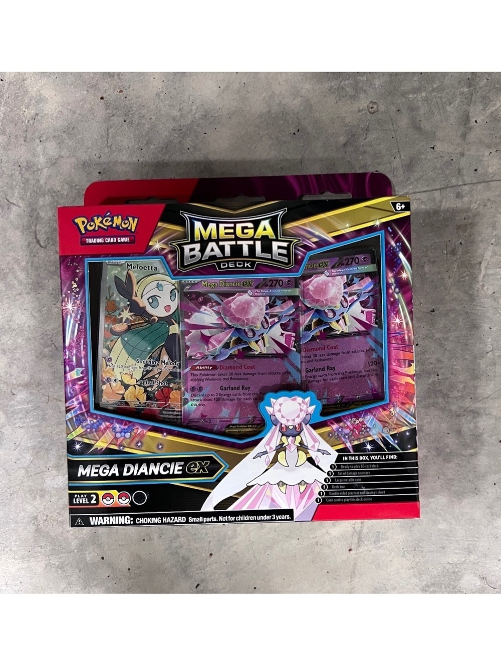 Pokémon Mega Battle Deck Mega Diancie ex Trading Card Game